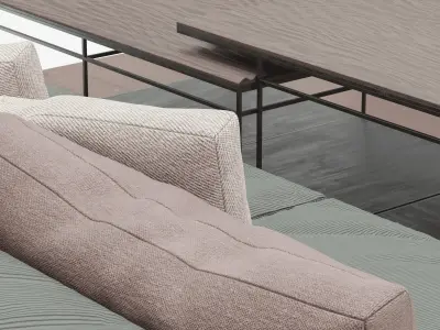 Sofa Set 3 3D model