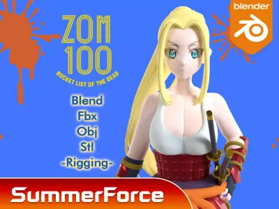 Beatrix Amerhauser - Zom 100 3D model