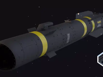 JAGM The Joint Air-to-Ground Missile 3D model