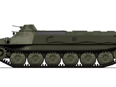 MT-LB 1964 3D model