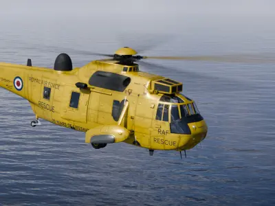 Westland Sea King HAR3 Royal Air Force 3D model