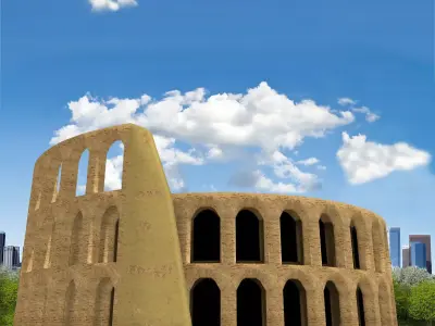 Simple Colosseum 3D model