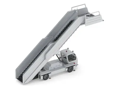 Passenger Steps Car 3D model