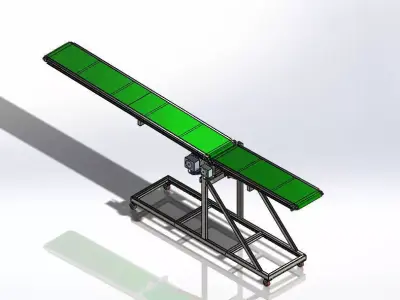 Conveyor Loading Unloading Free 3D model
