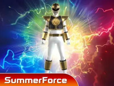 White Ranger - Mighty Morphin Power Rangers 3D model