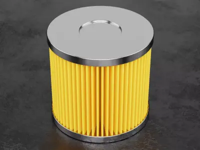 Car Filter Type E 3D model
