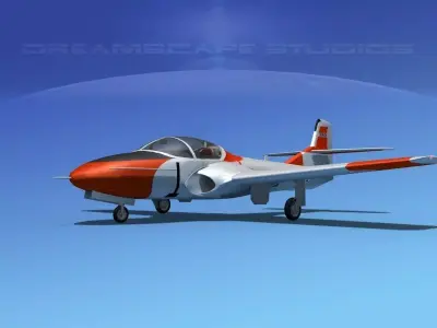 Cessna T-37 Tweetybird V08 Portugal 3D model