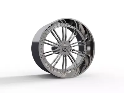ASANTI AF128 WHEEL 3D MODEL 3D model