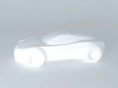 NEG sport car template Free 3D model