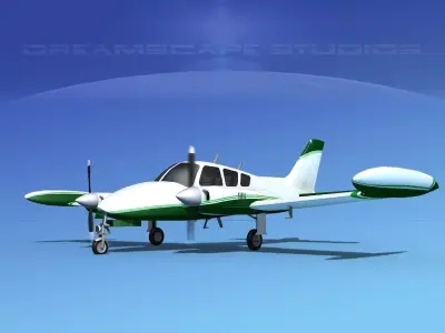 Cessna 320 Skyknight V10 3D model