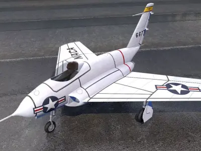 Northrop X-4 Bantam 3D model