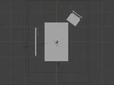 Animated Photorealistic Glass Bottle Scene Made in Blender 3D model