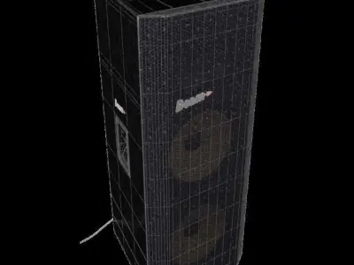Vintage hi-fi Domestic-Professional Loudspeaker Beam P-2100 3D model