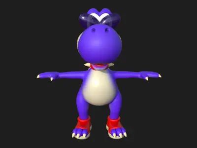Boshi from Super Mario Low-poly 3D model