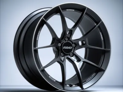 RAYS VOLK RACING G025 Low-poly 3D model