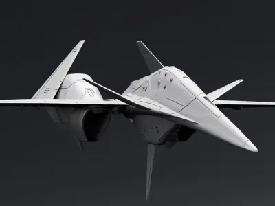 ADF Falken scale model 3D print model