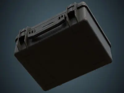 Protective Case 1B Low-poly 3D model