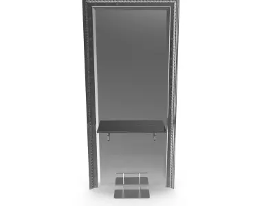 Barber working place B 3D model