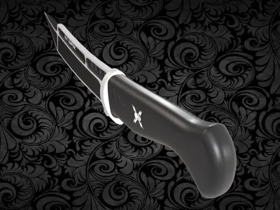 tactical knife  m48 sabotage Low-poly 3D model