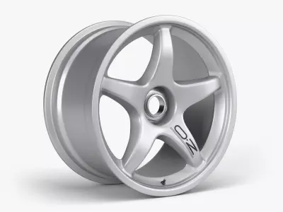 OZ Racing Wheel Low-poly 3D model