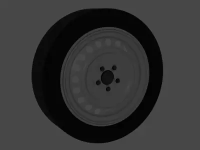 Steel Rim European Style 3D model