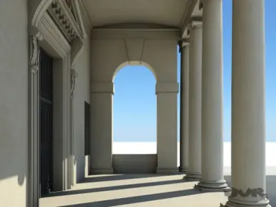 Model Villa Capra - La rotonda 3D model