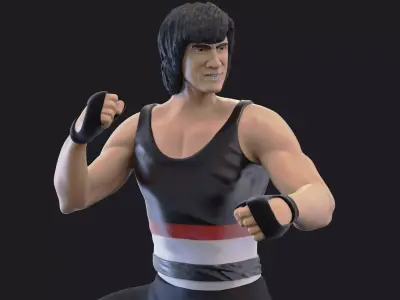 Jackie Chan Wheel of meals 3D print model