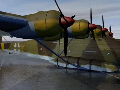 Messerschmitt Me-323D-6 Gigant 3D model