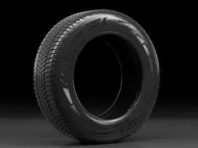 R18 Goodyear UltraGrip SUV tire 3D model