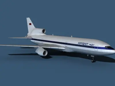 Lockheed L-1011-50 Aeroflot 3D model
