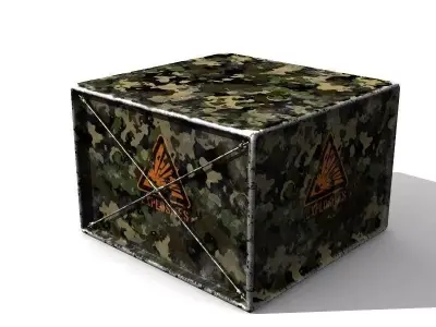 Military Explosive Container 3D model