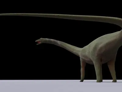 Diplodocus dinosaur 3D model