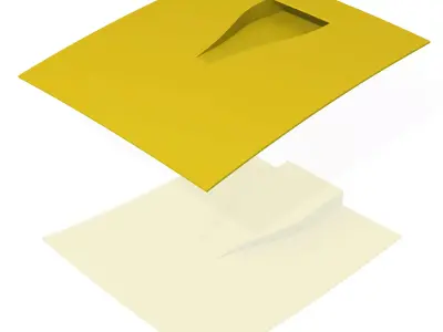 NACA Scoop and Duct Air Inlet Free 3D model