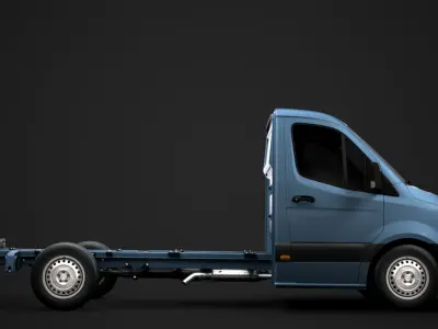 Mercedes Sprinter Chassis Single Cab L2 RWD 2020 3D model
