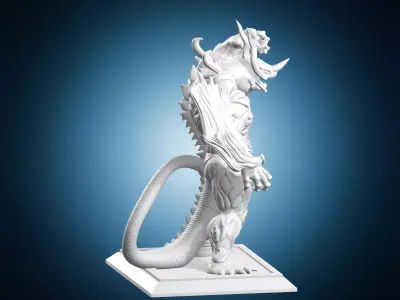 Bagan Kaiju Alternative Figurine 3D print model