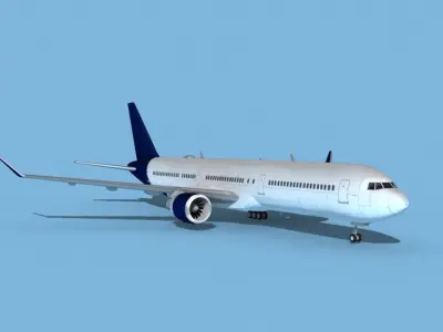 Boeing 767-400 Corporate 2 3D model