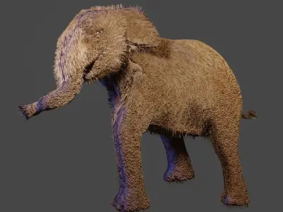 Juvenile Mammoth 3D model