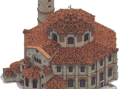 San-Vitale cathedral 3D model