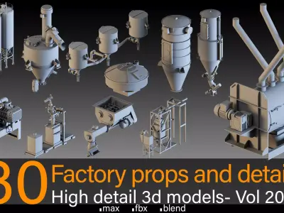 30- Factory props and details- Vol 20 3D model