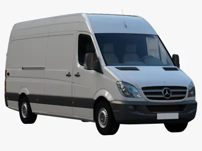 Sprinter 9 models 3D Model Collection