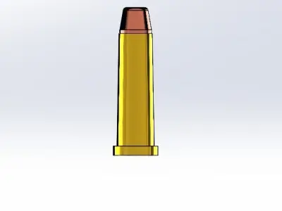 357 Magnum Bullet Free 3D model