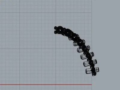 Disposizione aerea di 7 pietre Free 3D model