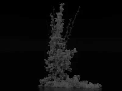 Airstrike Explosion 3D model