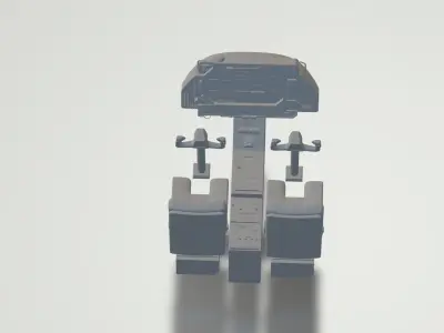 Cockpit helicopter and plane 3D print model