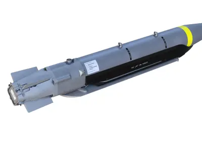 GBU-39 Small Diameter Bomb Low-poly 3D model