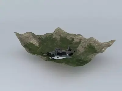 Castle leaf Free 3D model