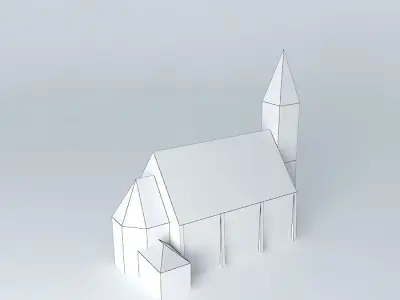 Church in Potoci Bijelo Polje Mostar Free 3D model