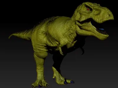 Tarbosaurus Sculpt Model 3D model