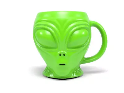 Alien Mug 3D print model