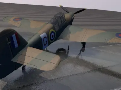 Miles M-9a Master Mk-1 3D model